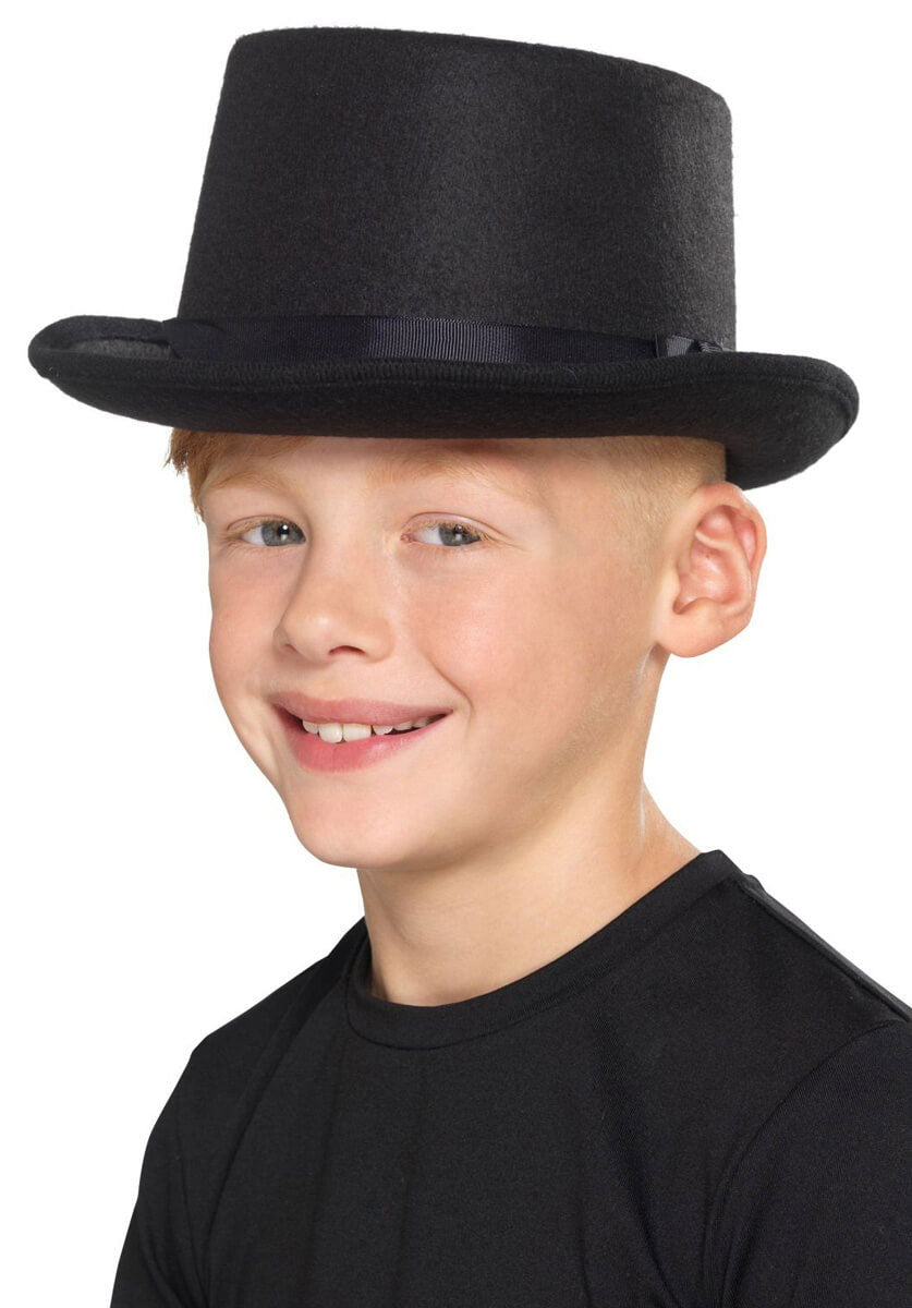 Kids Top Hat, Black