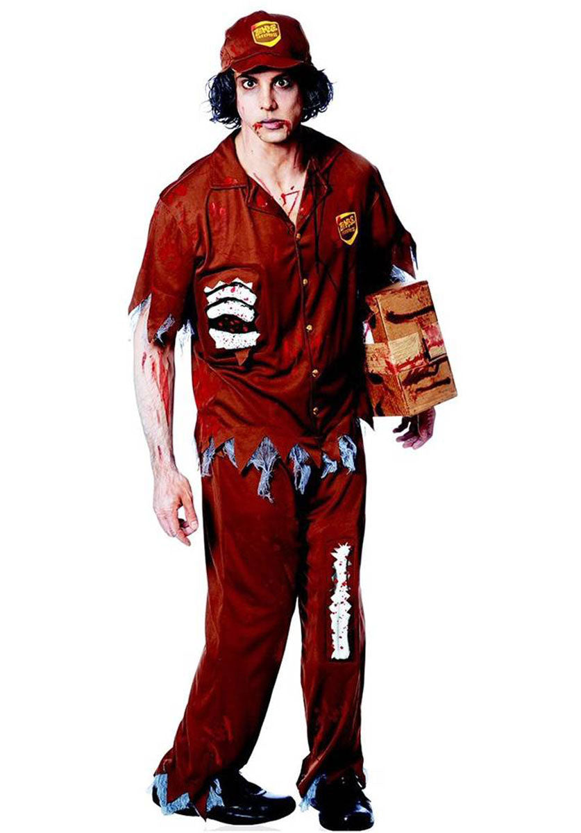 Zombie Express Parcel Delivery Man Costume