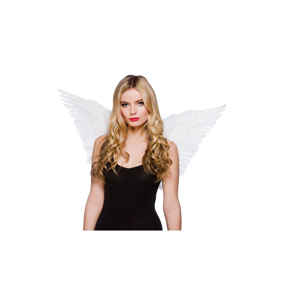 Feather Wings - Large 42x75cm - White