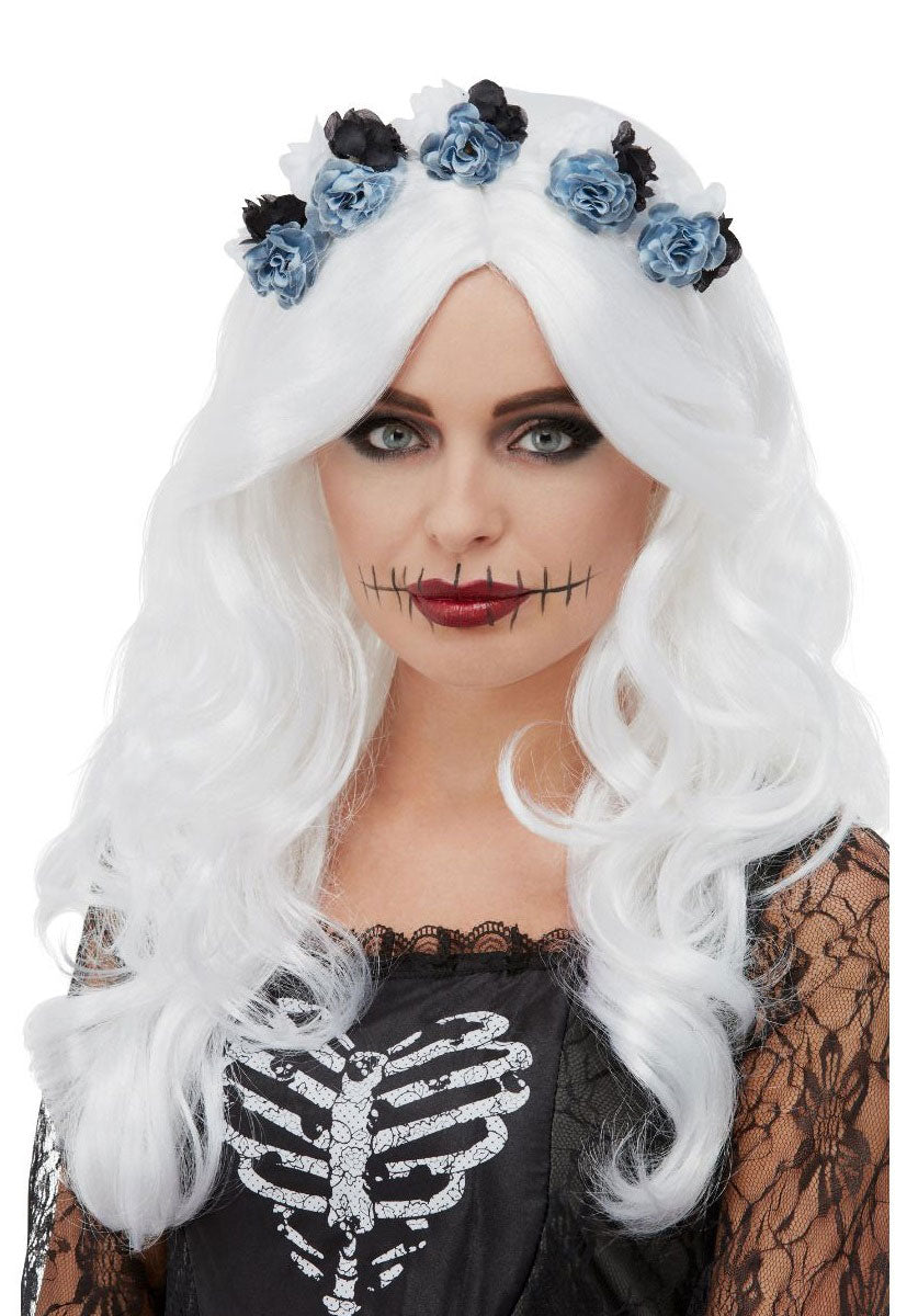 Day of the Dead Wig, White