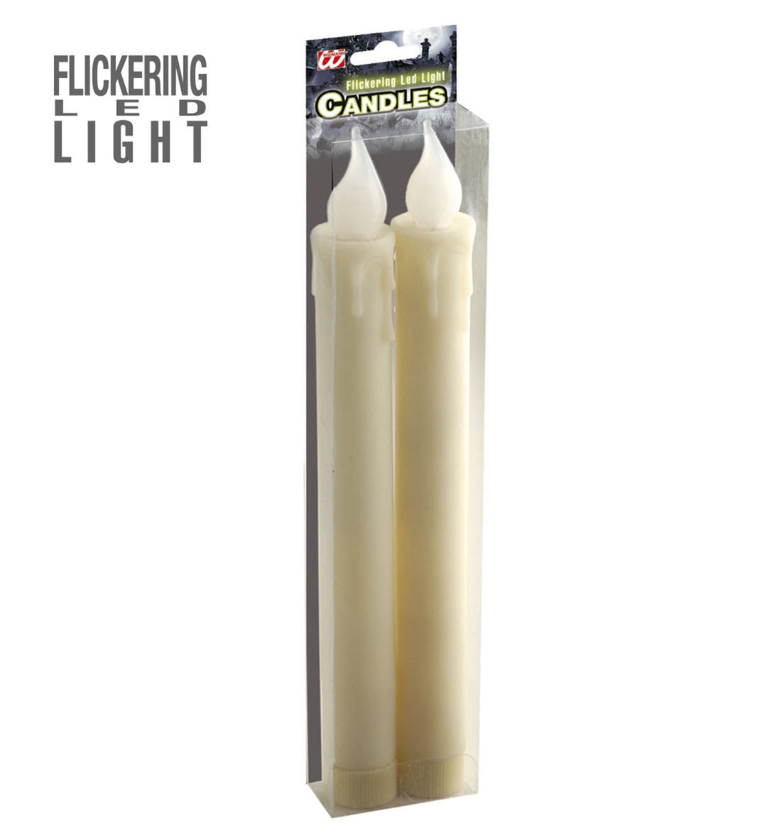 LIGHT UP CANDLES WHITE