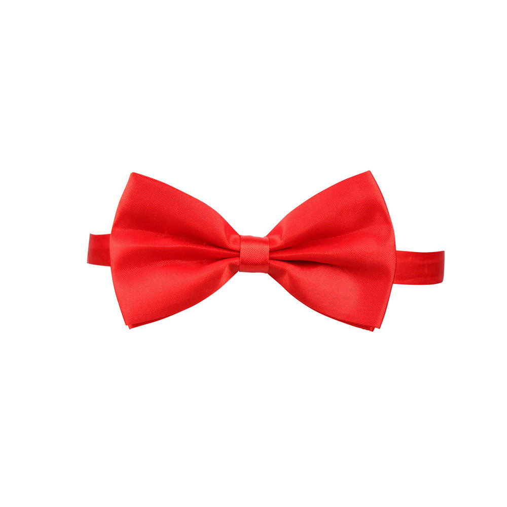 Satin Bow Tie - RED