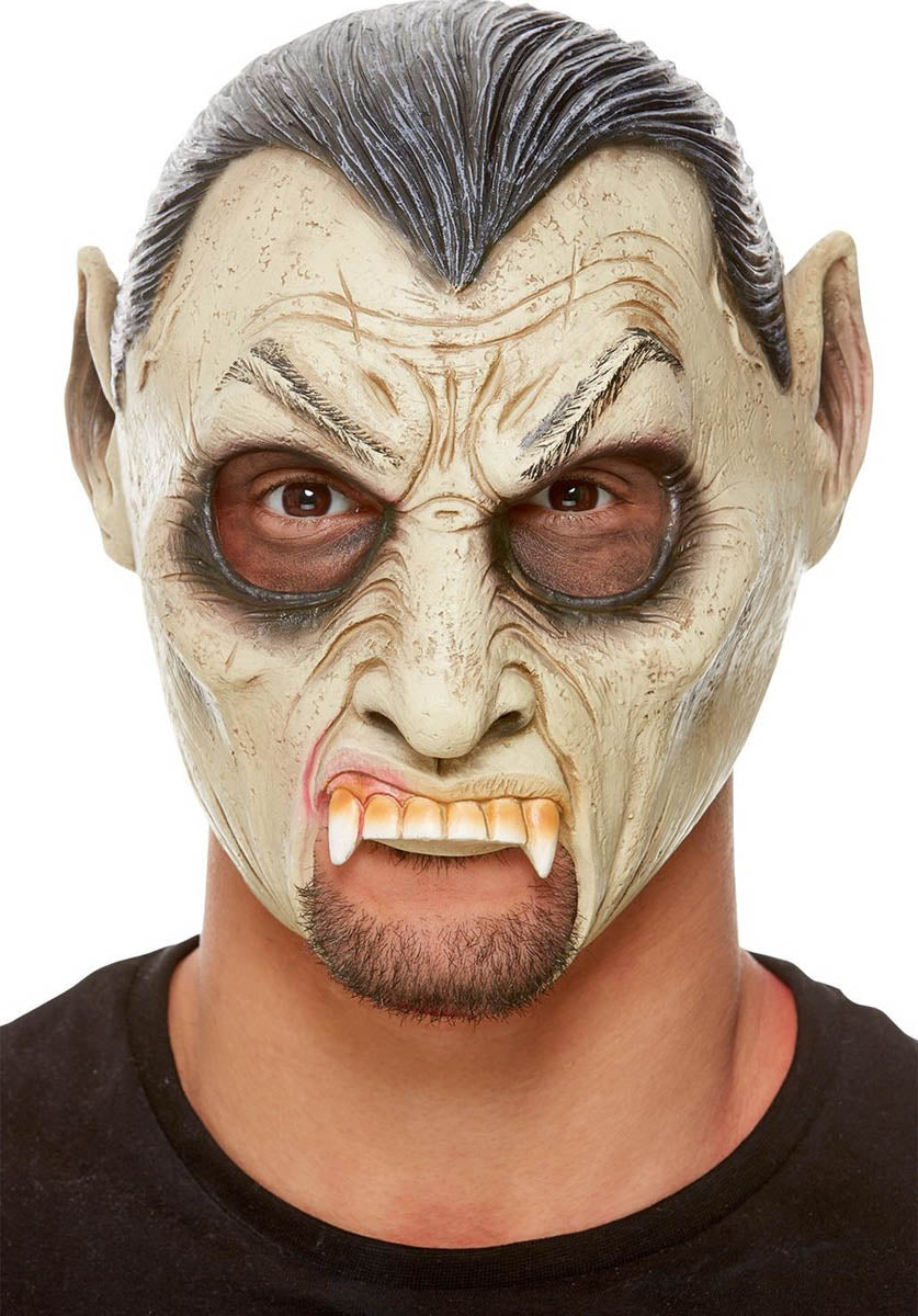 Vampire Latex Mask, Grey
