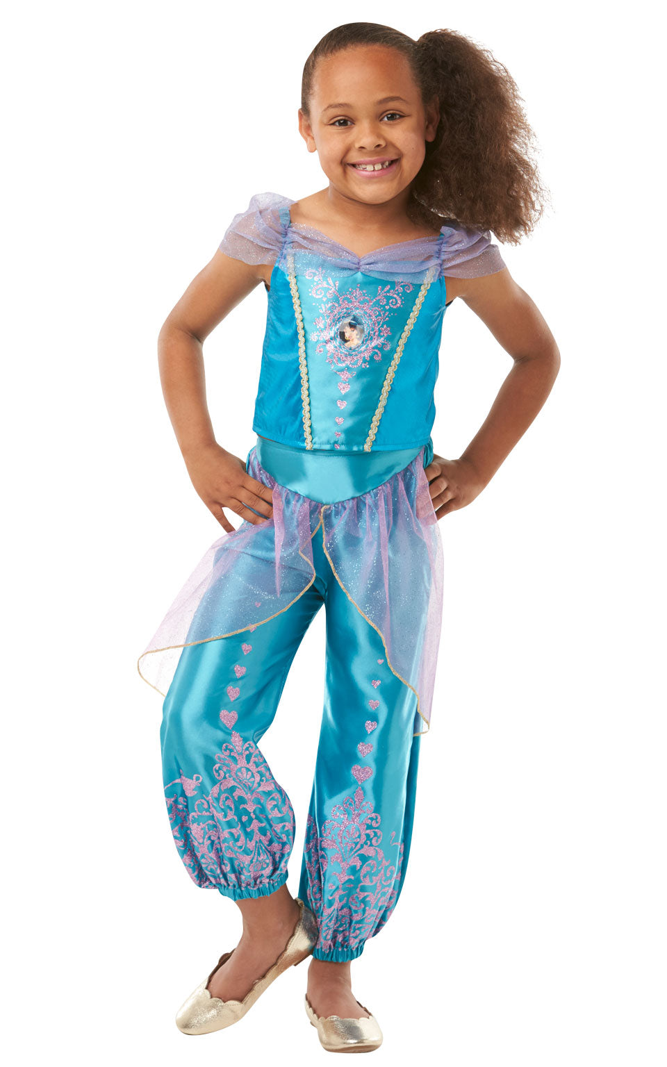 Jasmine Gem Princess Costume, Child M