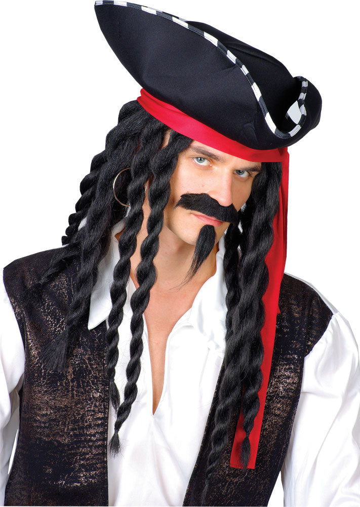 Buccaneer Pirate Set (Hat & Wig)