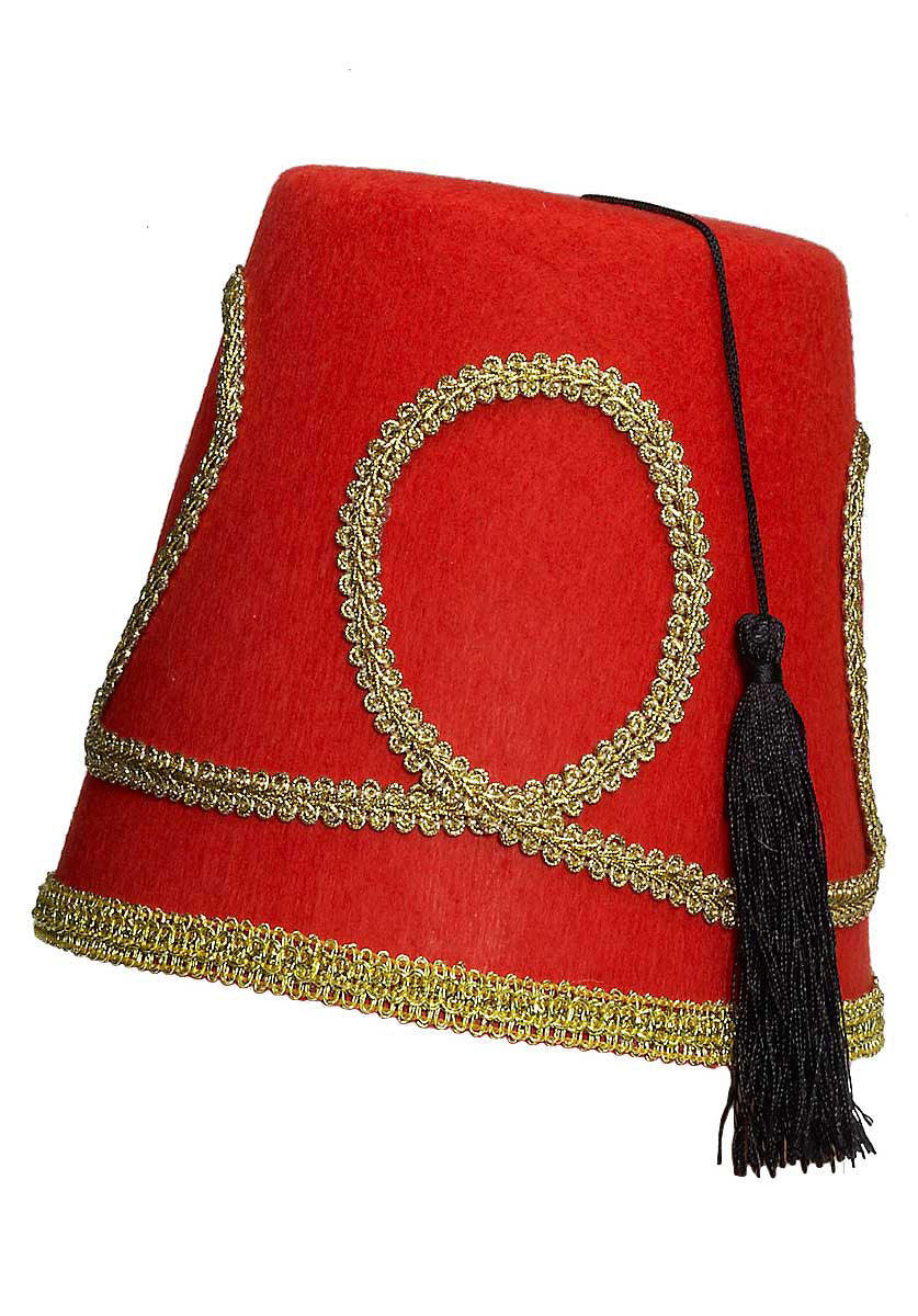 Deluxe Red Fez Hat