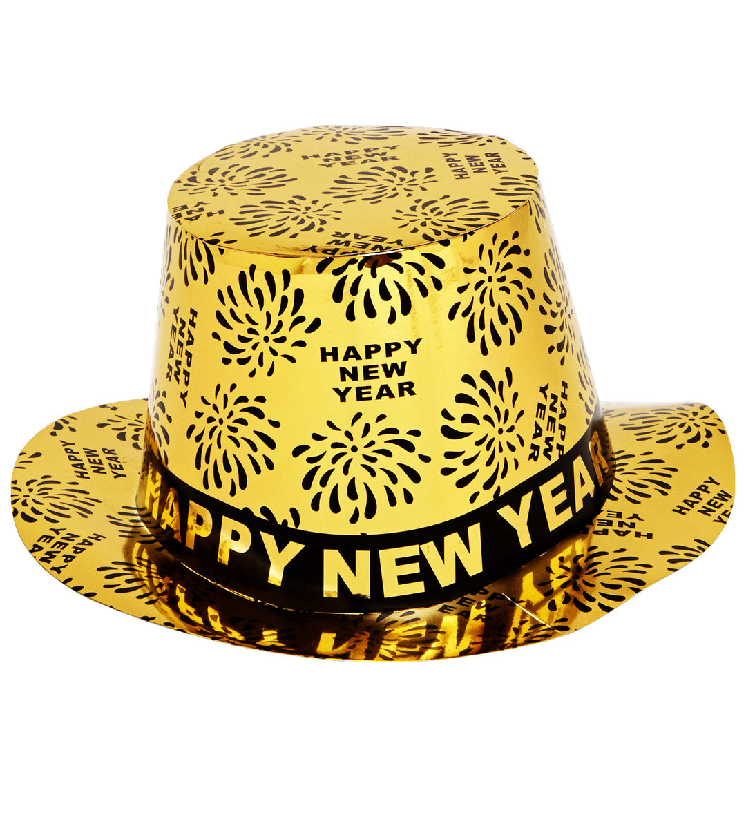 TOP HAT NEW YEAR PRINT - GOLD