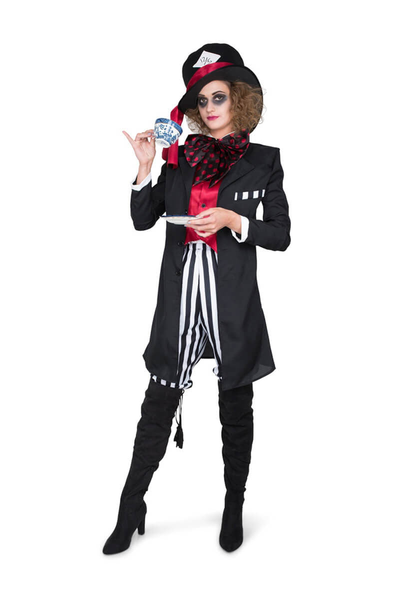 Black Hatter Ladies Costume