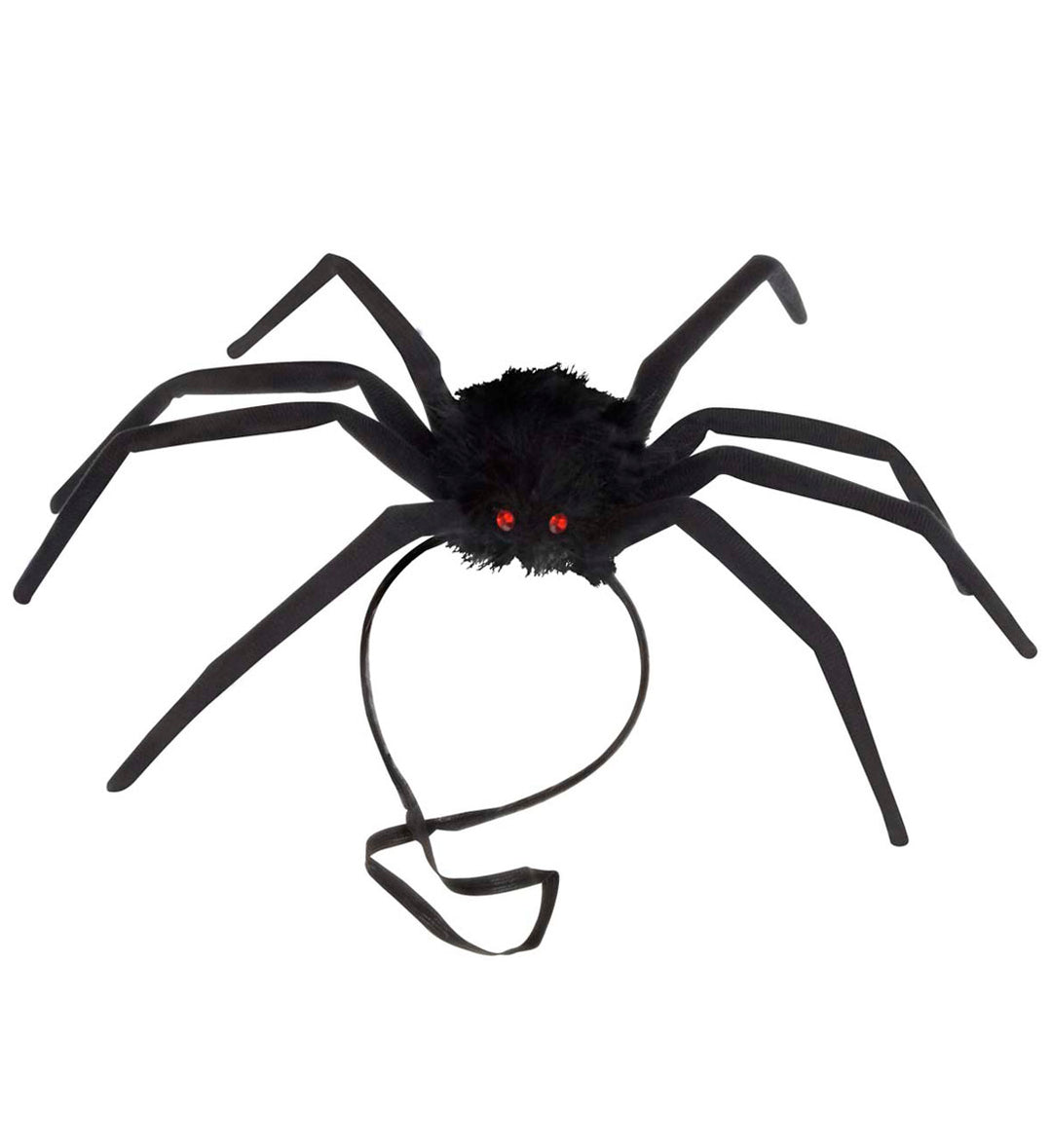BENDABLE HAIRY SPIDER HEADDRESS 50cm