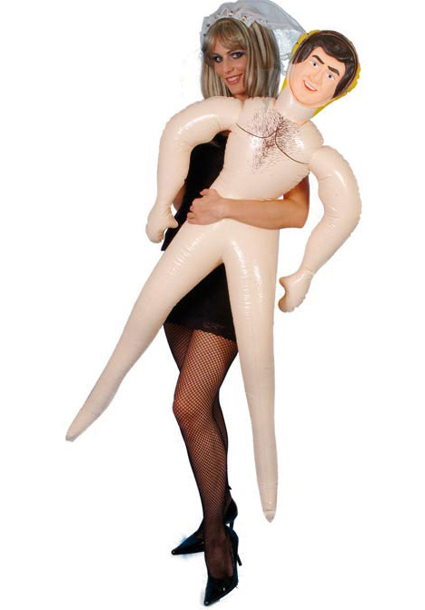 Inflatable Blow Up Doll Male Pink Mad World Fancy Dress