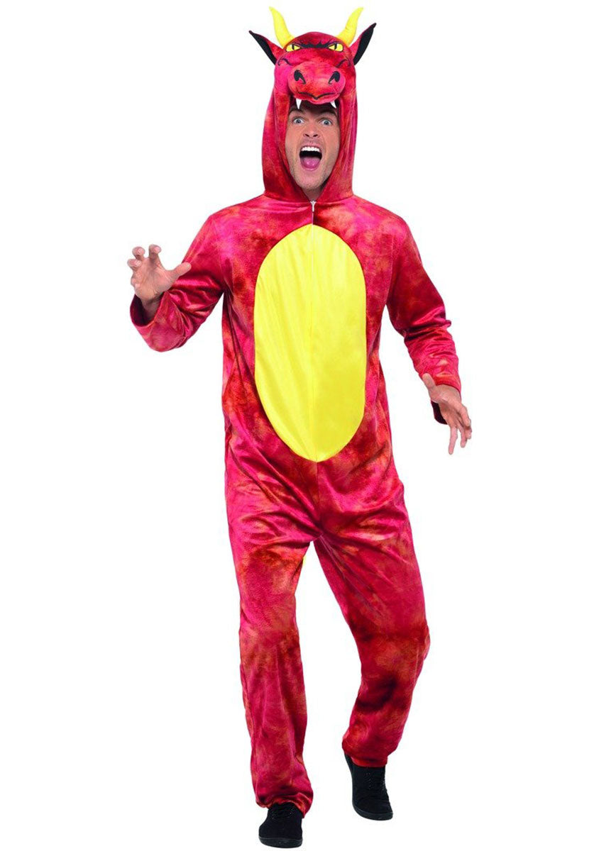 Deluxe Dragon Costume, Red
