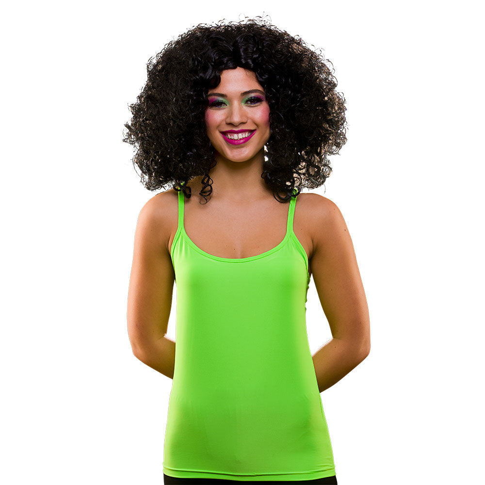 80's Neon Vest Top - Green