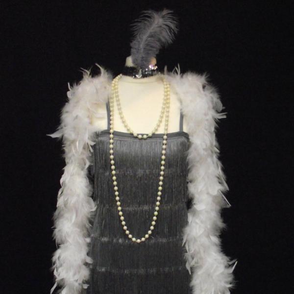 1920s Flapper Girl (Grey Silver) (HIRE ONLY)