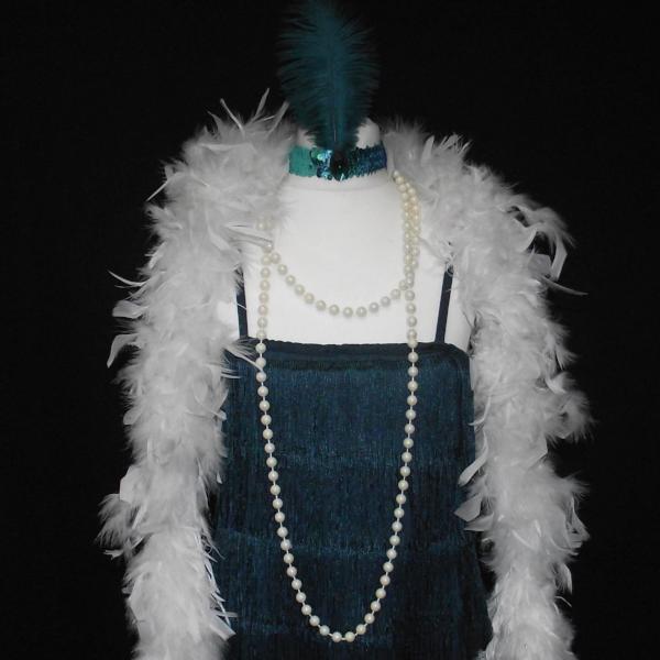 1920s Flapper Girl (Teal) (HIRE ONLY)