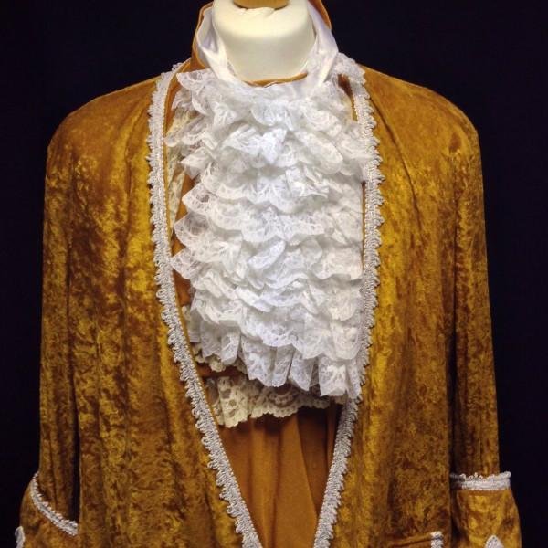 18th Century Court Gent in Mustard (£50.00 HIRE ONLY)