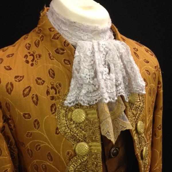 18th Century Court Gent in Gold and Leaf Pattern (HIRE ONLY)
