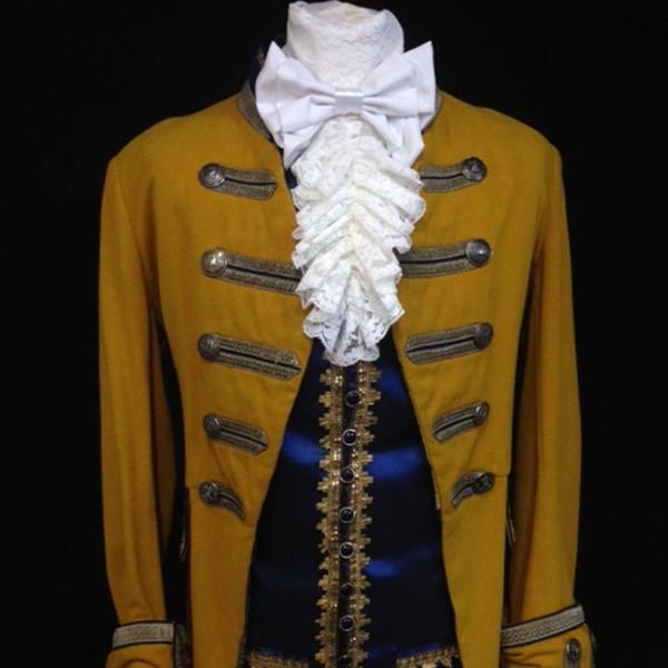 18th Century Court Gent in Mustard and Blue (HIRE ONLY)