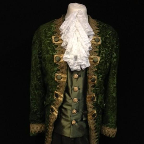 18th Century Court Gent in Forest Green (£70.00 HIRE ONLY)