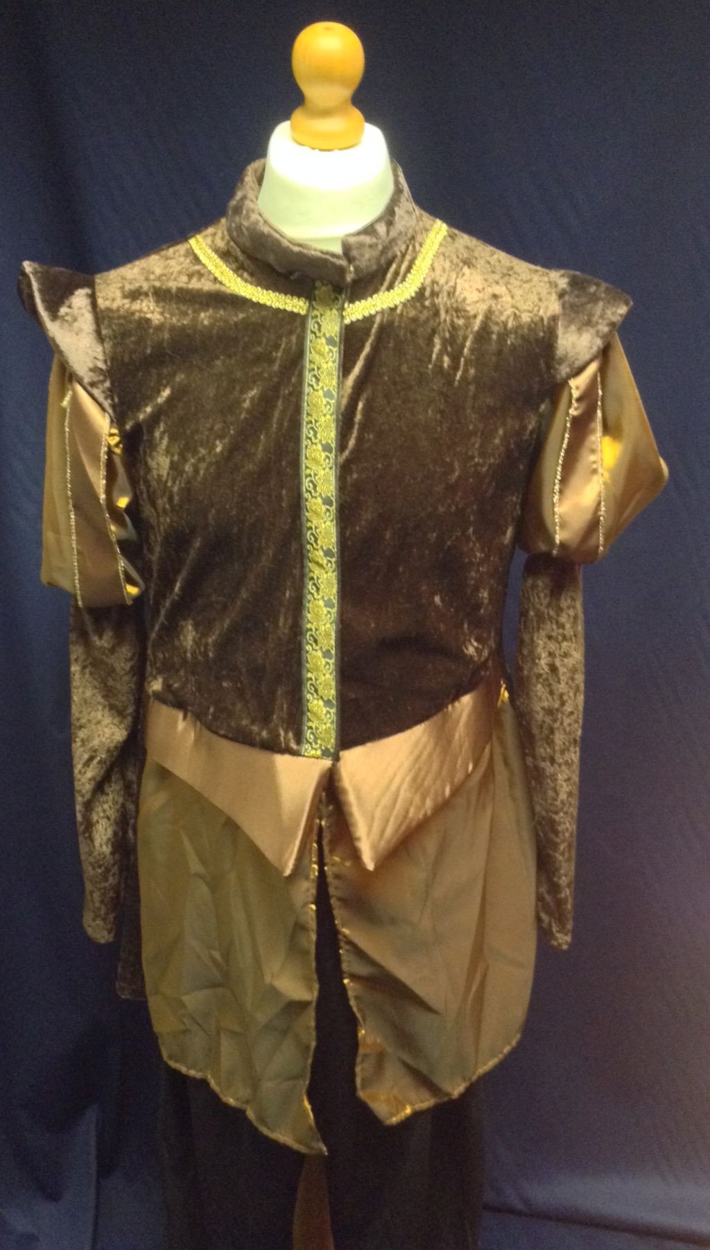 Medieval Man in brown and gold (£60.00 HIRE ONLY)