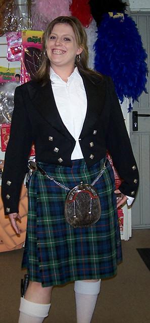 scottish kilt and dress jacket (HIRE ONLY)
