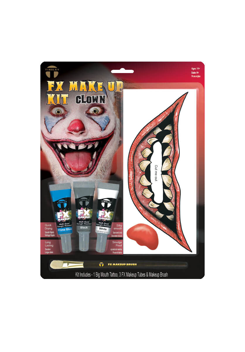 Horror Clown FX Makeup kit