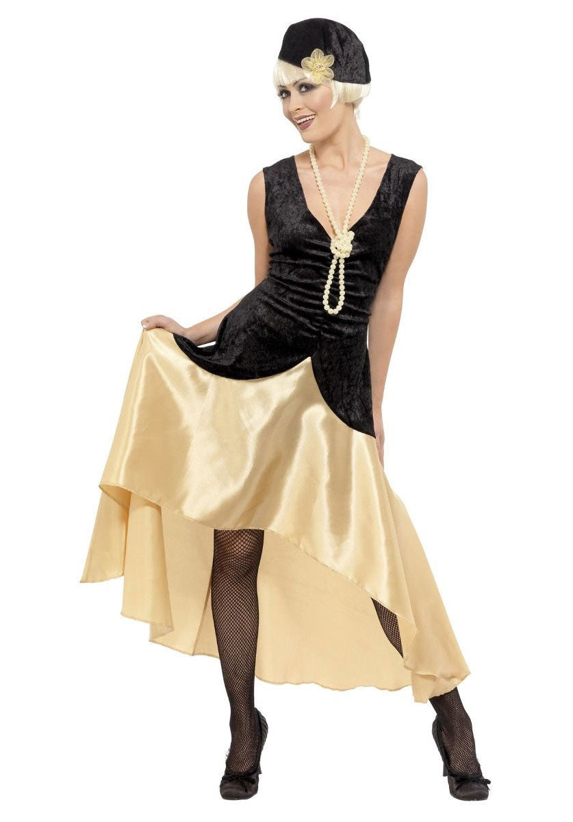 20s Gatsby Girl Costume, Black