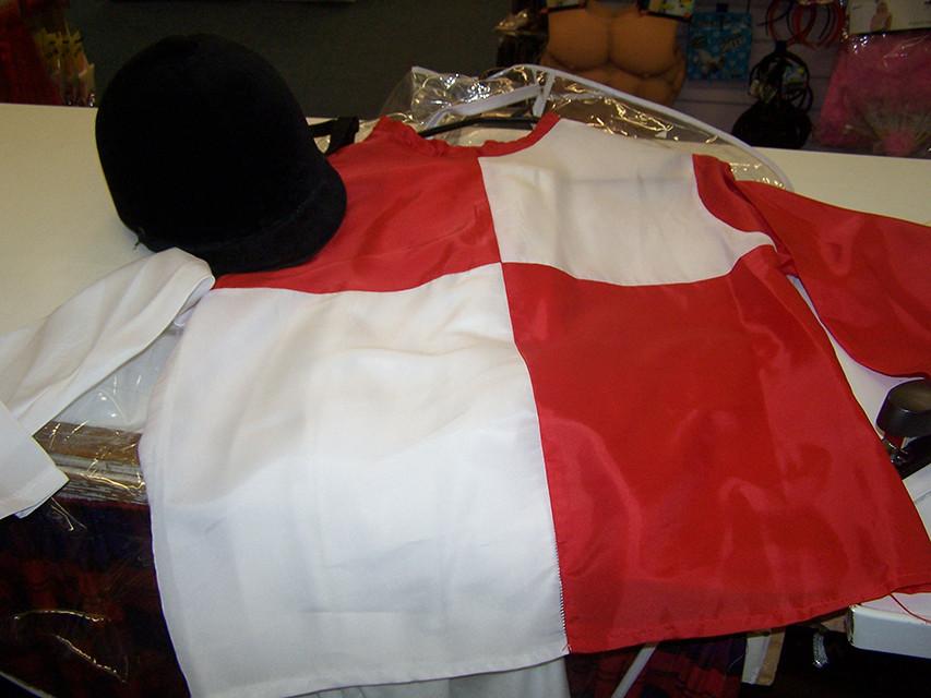 jockey silks jockey vest pants and helmet (HIRE ONLY)