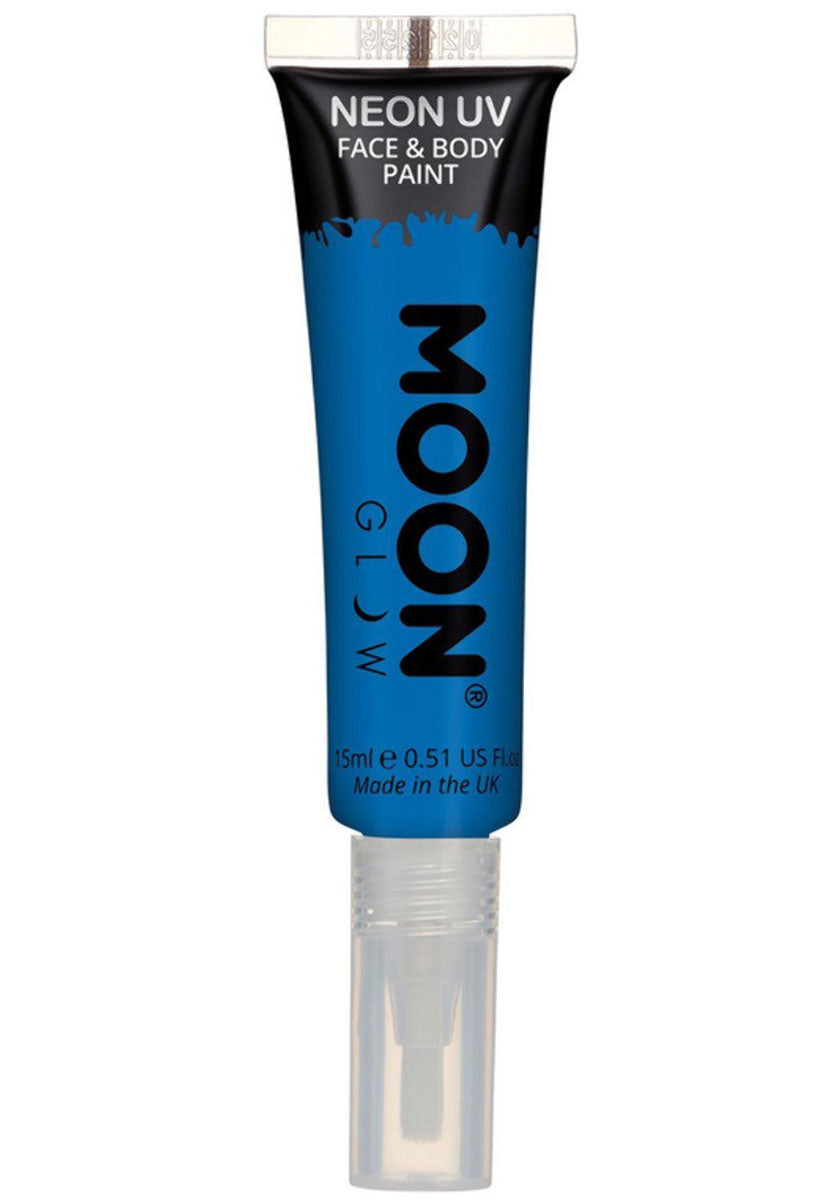 Moon Glow Intense Neon UV Face Paint, Blue