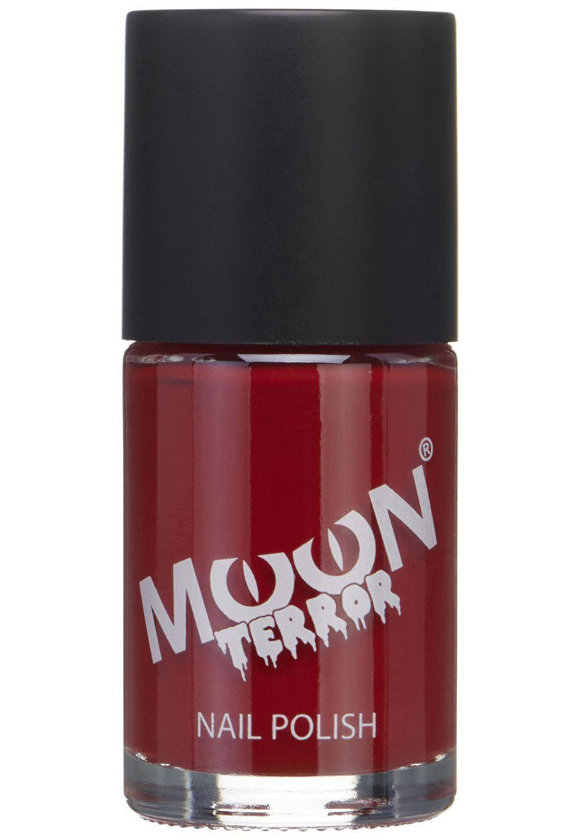 Moon Terror Halloween Nail Polish - Red