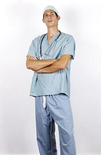 surgical scrubs costume (HIRE ONLY)