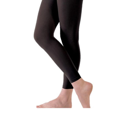 V1885W BLACK FOOTLESS L/XL