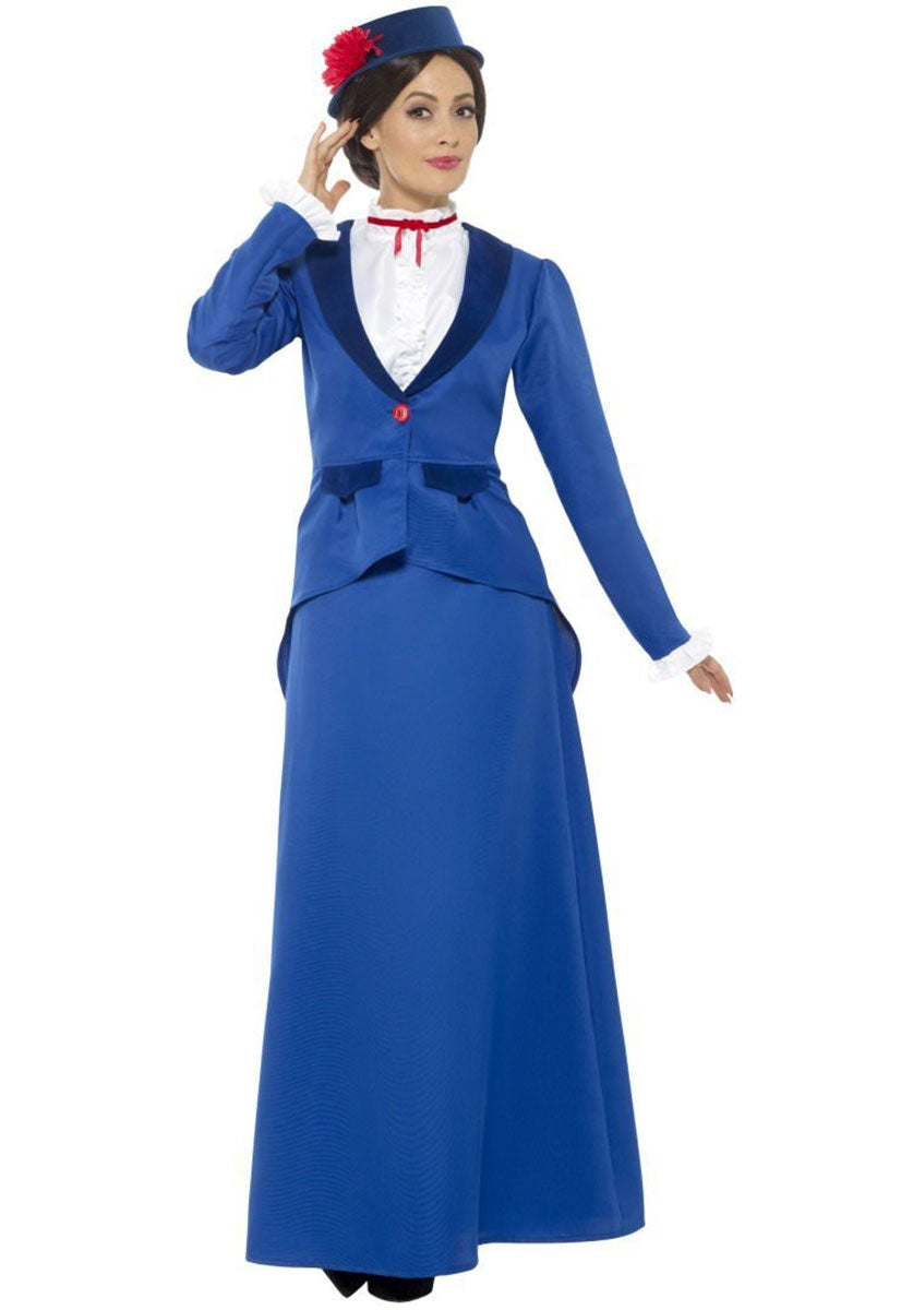 Victorian Nanny Costume, Blue