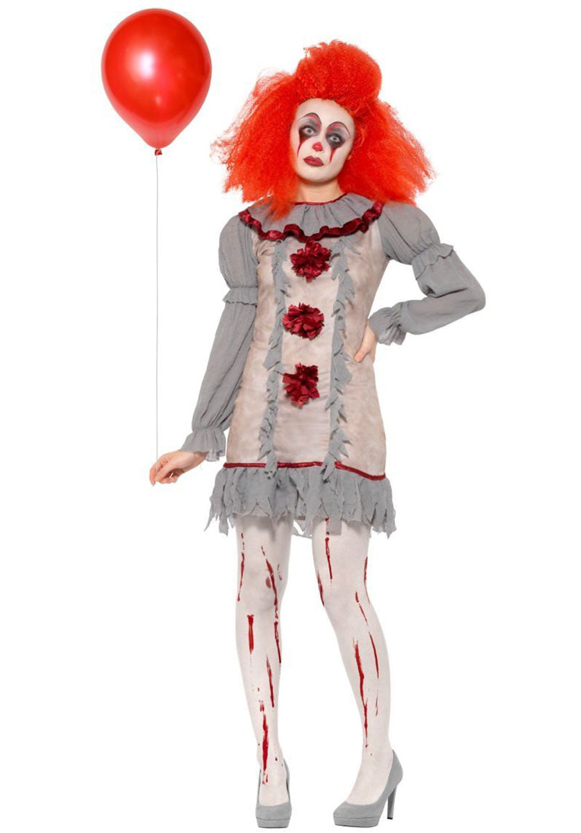Vintage clown girl costume on sale