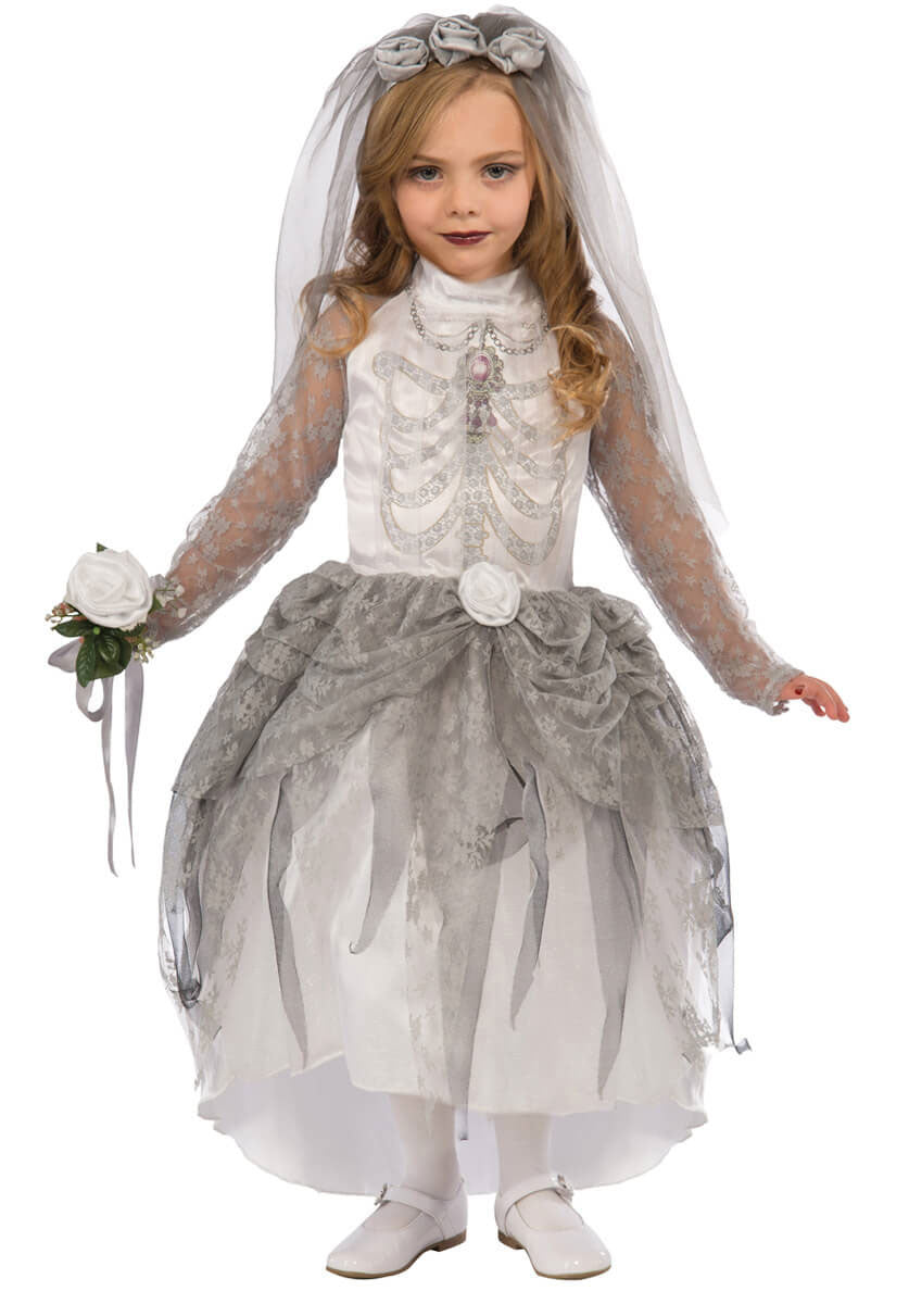 Skeleton Bride Child Costume