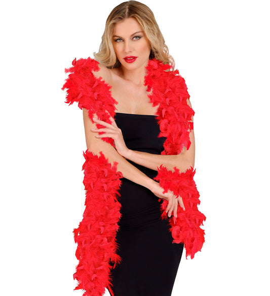 Red Feather Boa