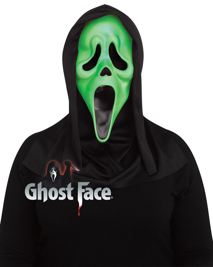 Flourescent Ghost Face Mask