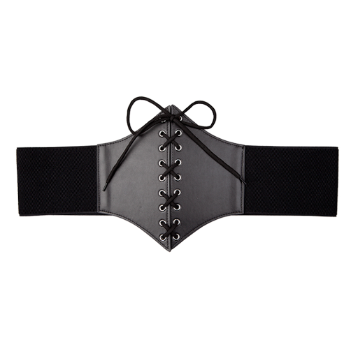 Gothic Corset Belt - Black