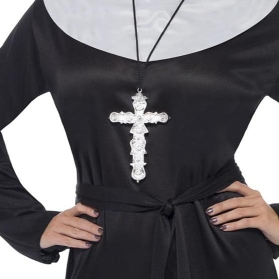 Ornate Cross Pedant for Halloween Parties - Costume Accessories