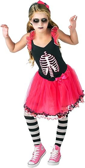 Skeleton Girl Tutu Dress