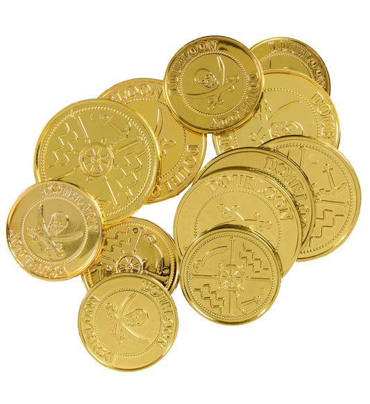 Set of 12 Gold Doubloons