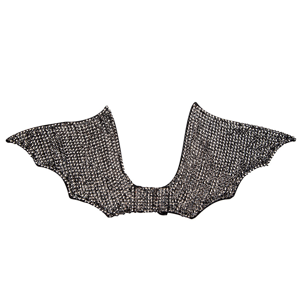 Rhinestone Bat Wings