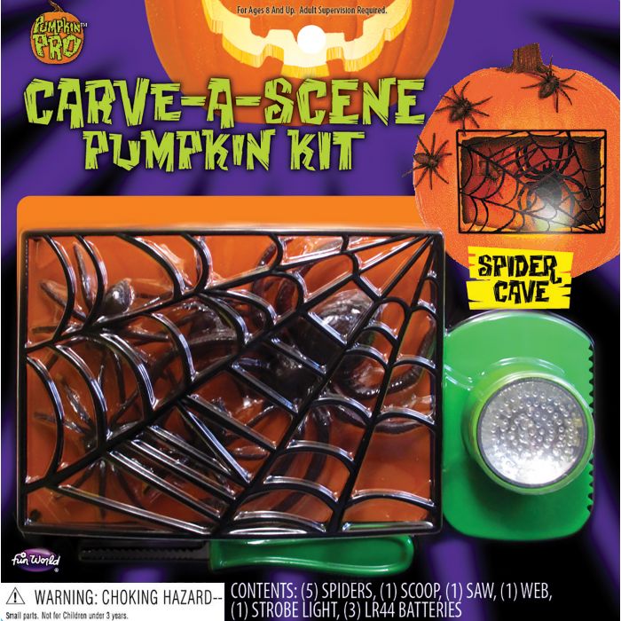 Pumpkin Carving Kit  - Spider Cave