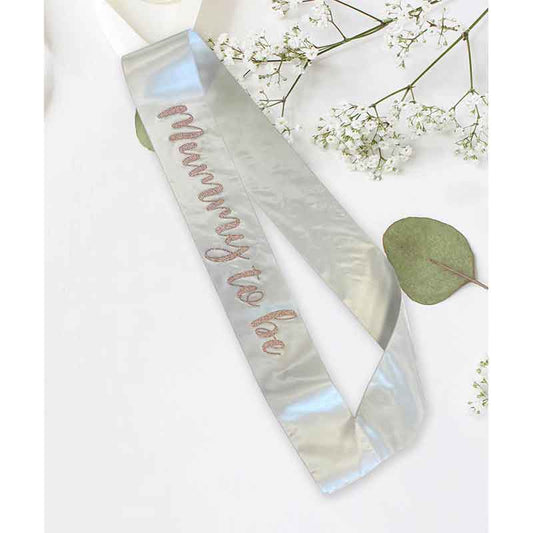Baby Shower Cloud Diamante Sash