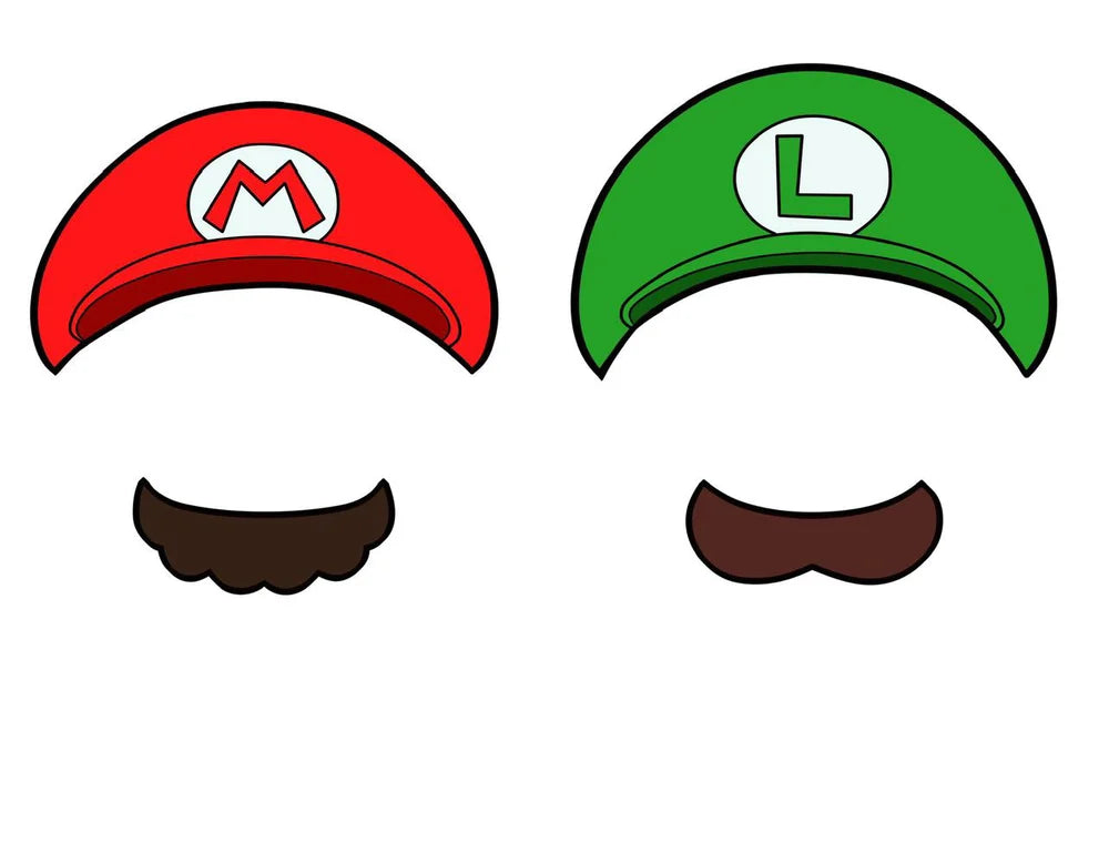 Mario Hat and Moustache