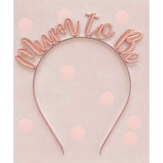 Mum to Be Rose Gold Headband