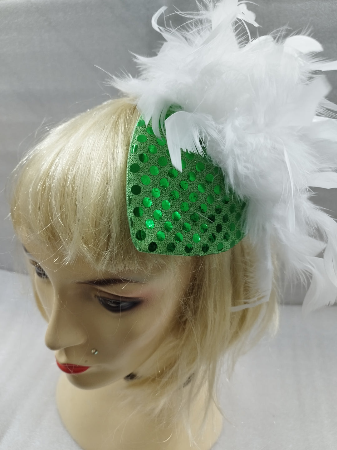 Teardrop Headdress - Green