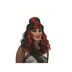 Red & Black Spider Wig