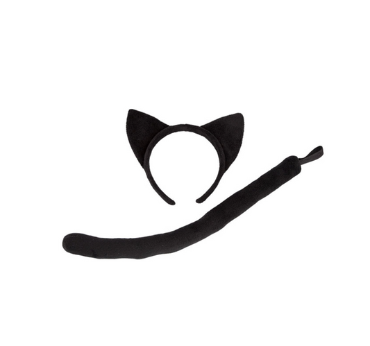 Ears and Tail - Black Cat