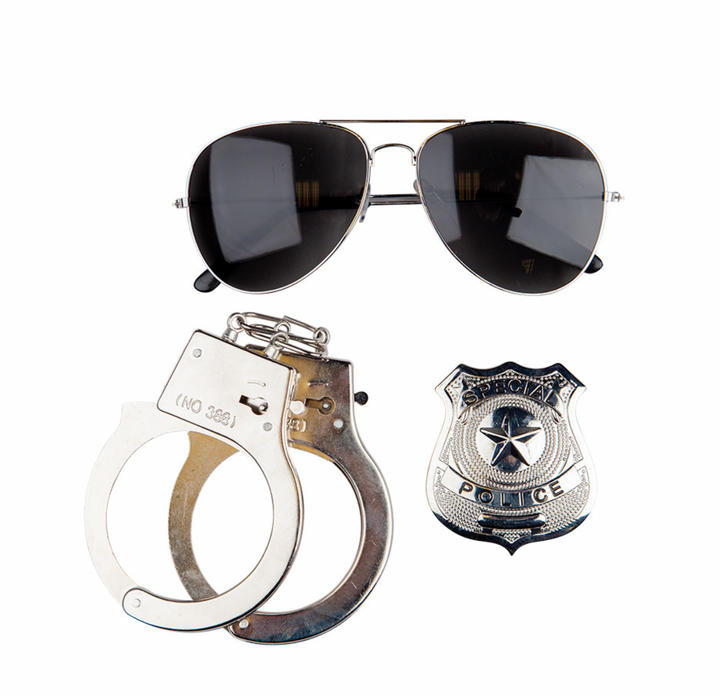 Instant Cop - Shades, Badge & Handcuffs