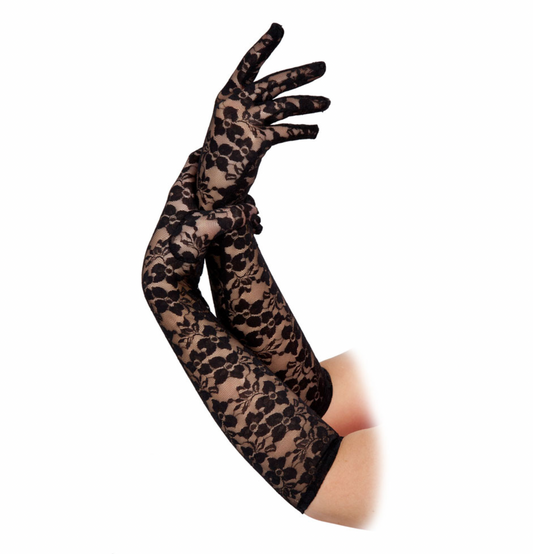 Ladies Long Lace Gloves